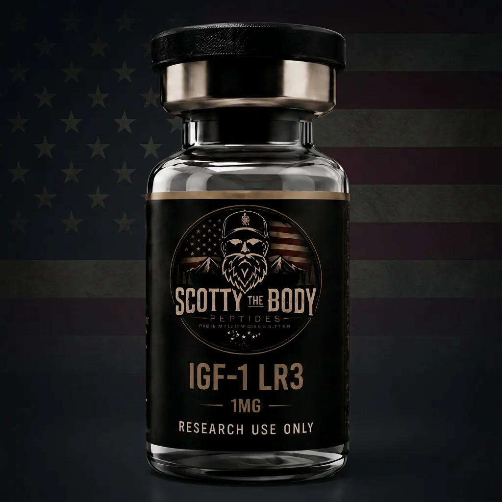 IGF-1 LR3 research peptide vial