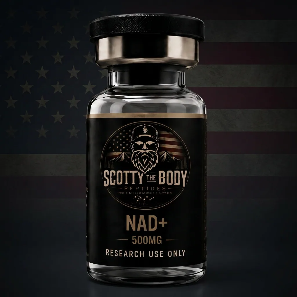 NAD+ research peptide vial