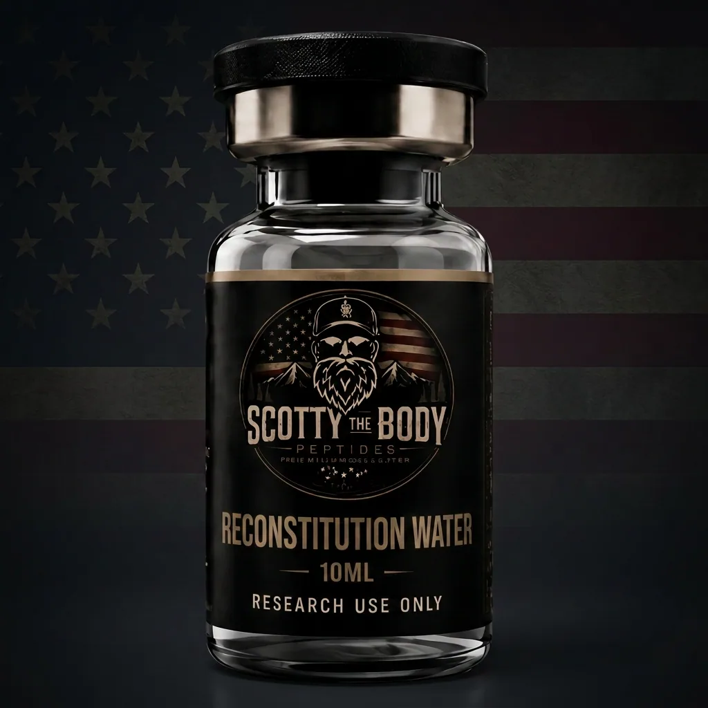 Reconstitution Water research peptide vial